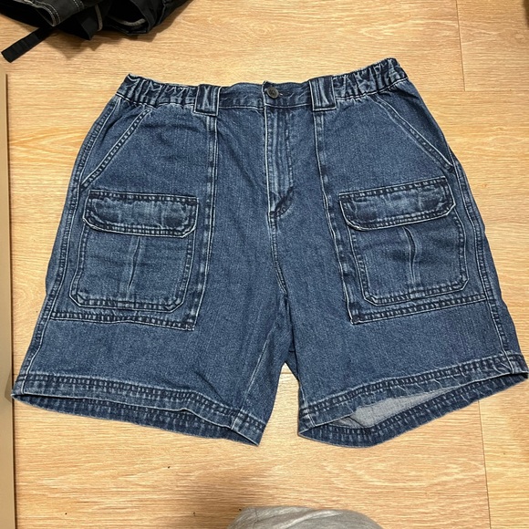 Jean cargo shorts - Picture 1 of 2
